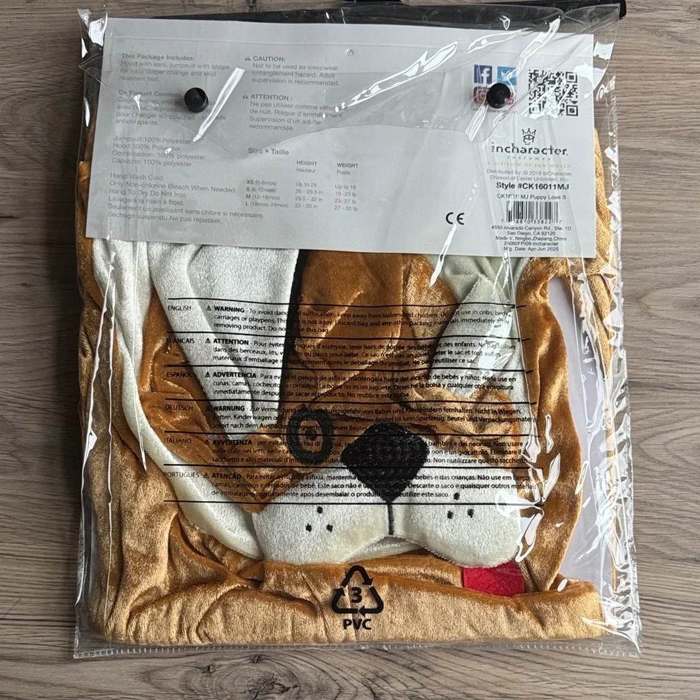 InCharacter Puppy Love Baby Costume
